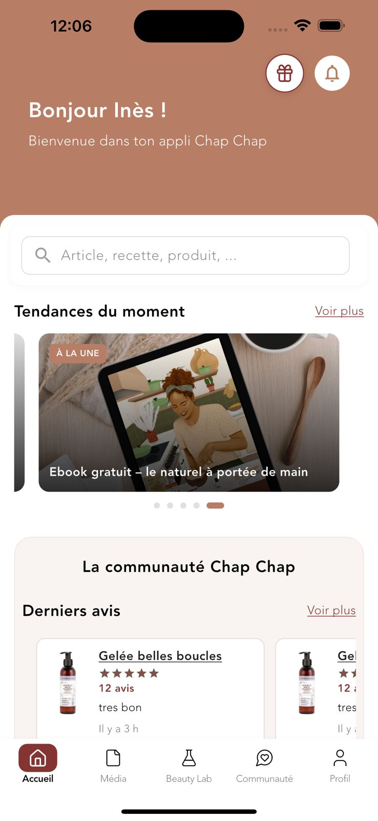 Interface Chap Chap