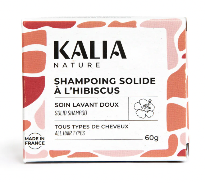 Shampoing solide hibiscus - Kalia Nature